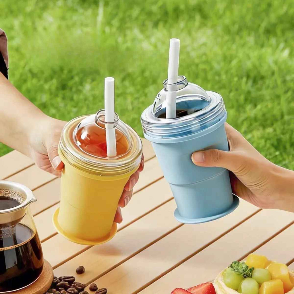 ColdFold™ | Portable Silicone Ice Mold & Cold Drink Cup